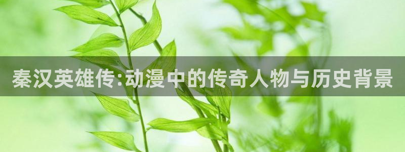 backstage韩漫免费观看：秦汉英雄传:动漫中的传奇人物与历史背景