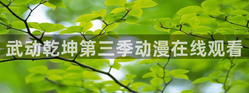 韩国漫画平台kakaopage：武动乾坤第三季动漫在线观看