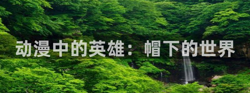 age动漫正版网：动漫中的英雄：帽下的世界